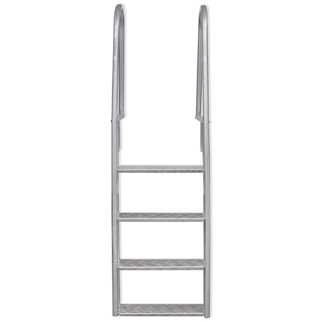 4-Step Dock/Pool Ladder Aluminum 65.7&quot;