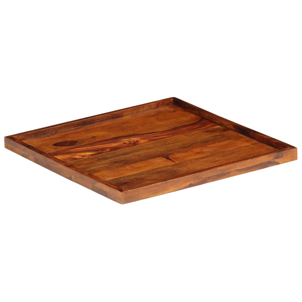 Serving Tray Solid Sheesham Wood 19.7&quot;X19.7&quot;