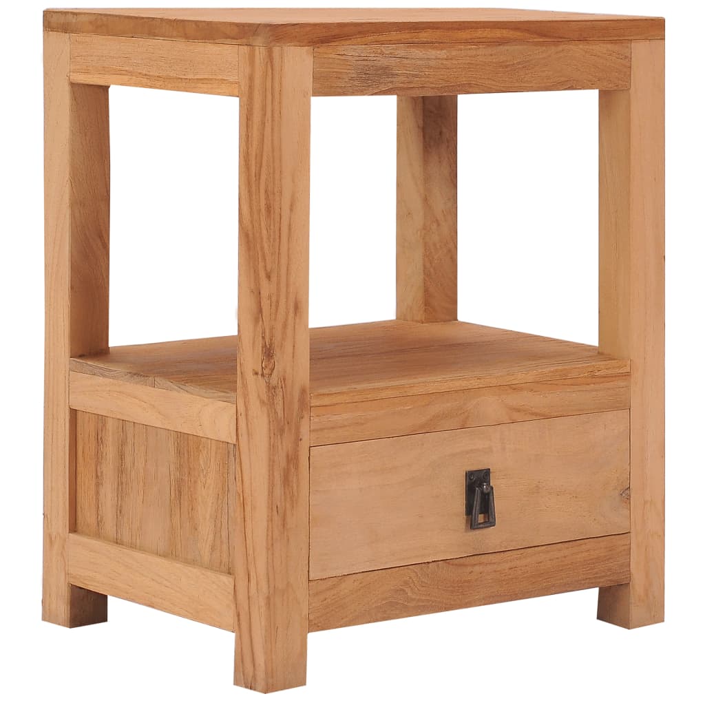 Bedside Cabinet 15.7&quot;X11.8&quot;X19.7&quot; Solid Wood Teak