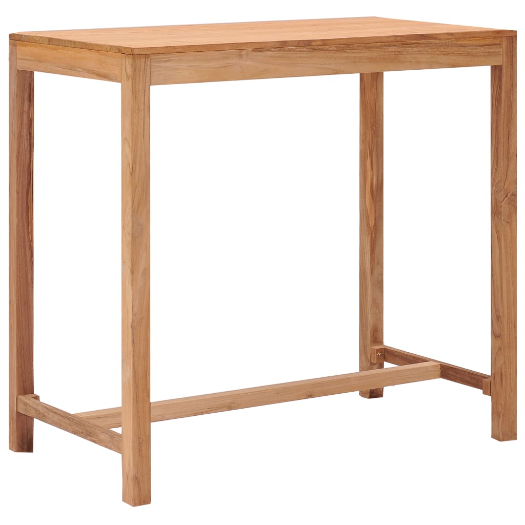 Patio Bar Table Solid Wood Teak