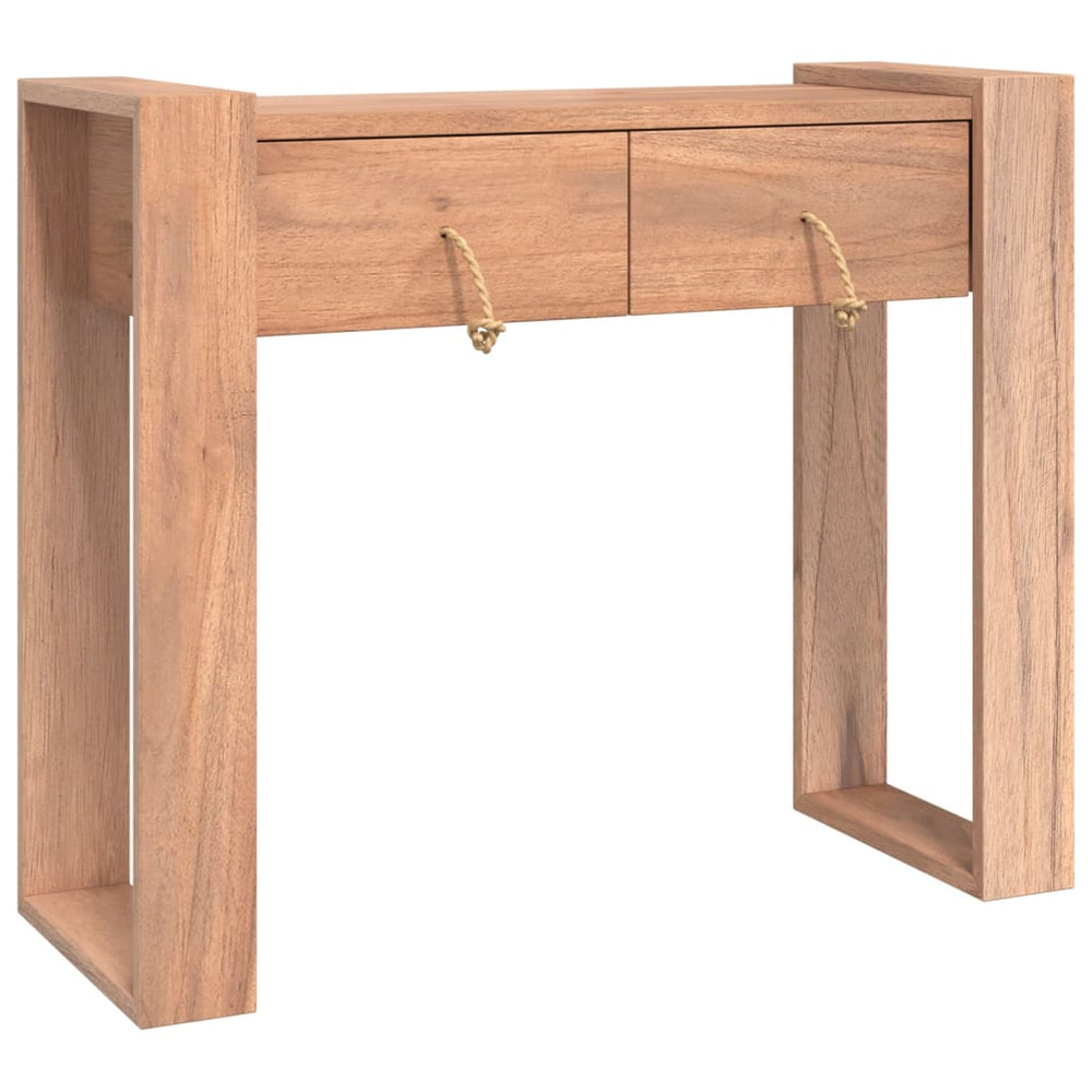 Console Table 35.4&quot;X13.8&quot;X29.5&quot; Solid Teak Wood