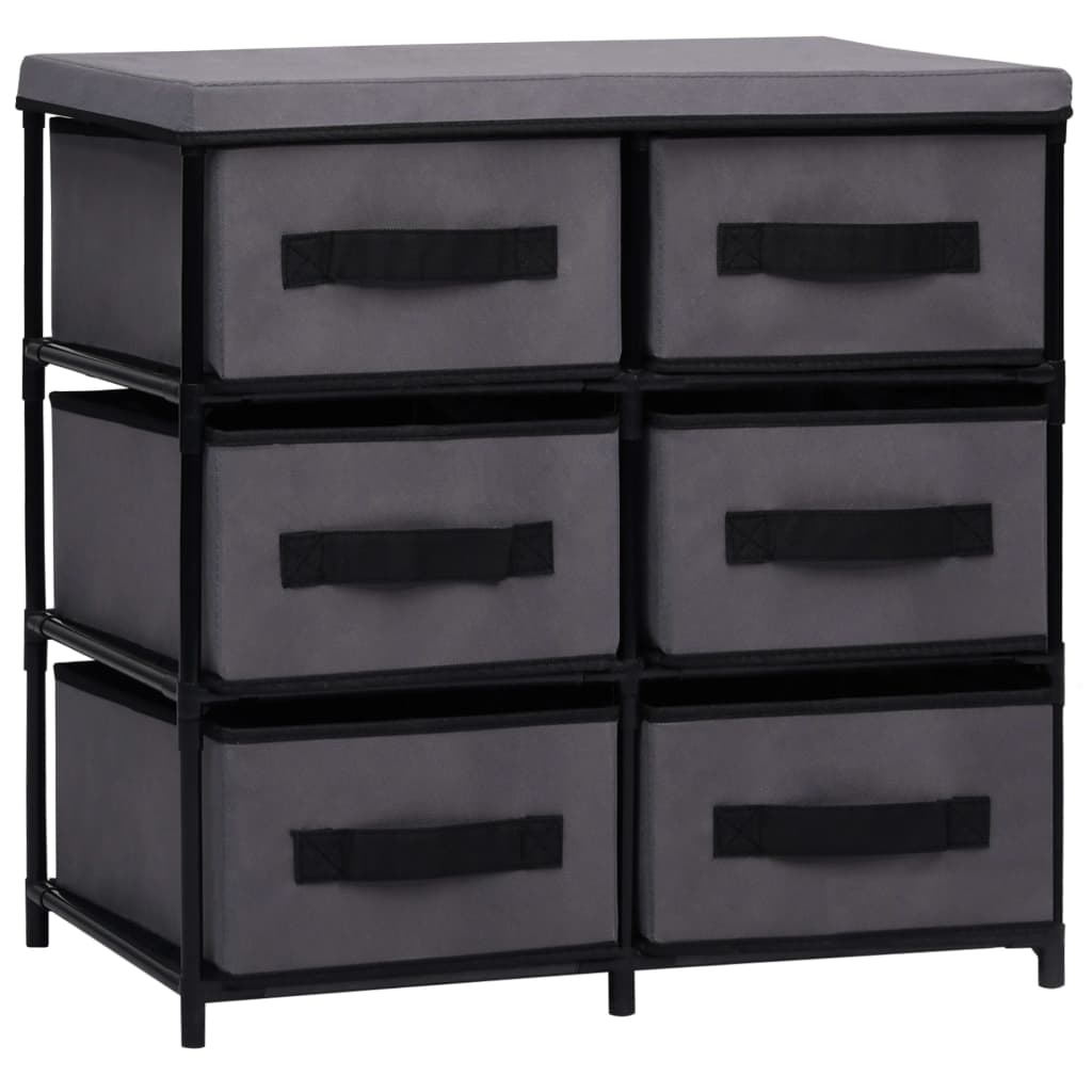 Storage Cabinet With 6 Drawers 2.7&quot;X.4&quot;X2.7&quot; Steel
