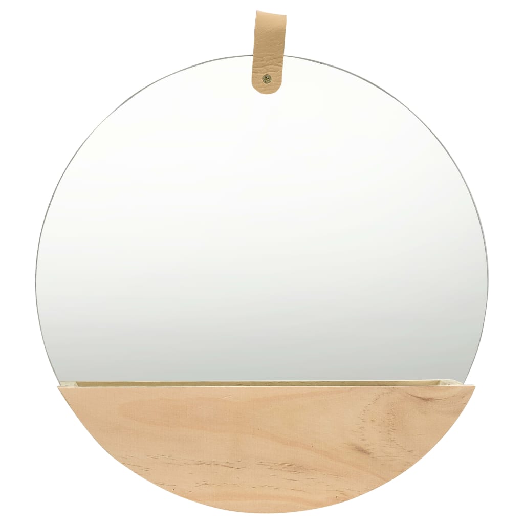 Wall Mirror Solid Pinewood 3.8&quot;