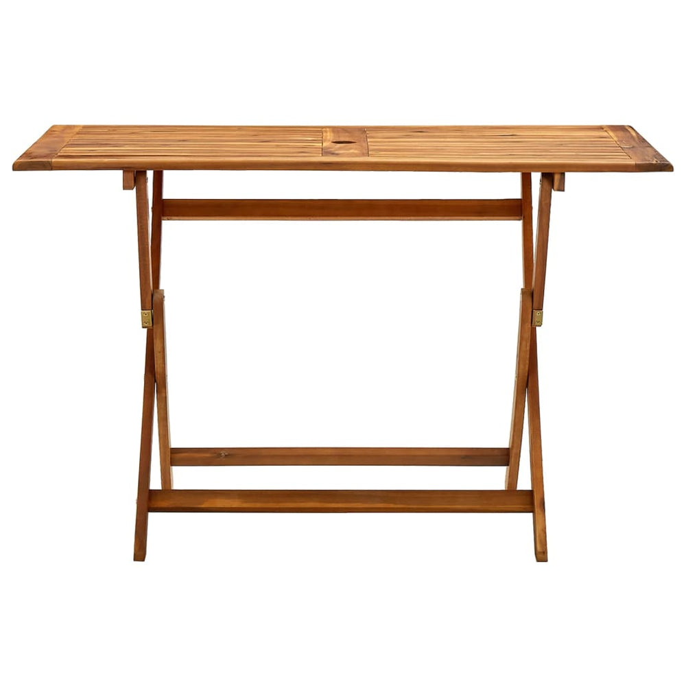 Folding Patio Table Solid Wood Acacia