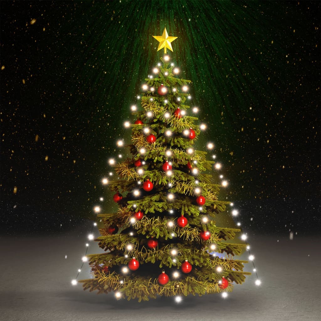Christmas Tree Net Lights With 50 Leds 59.&quot;