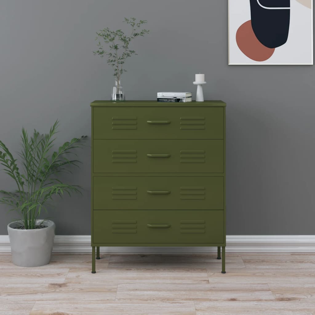 Chest Of Drawers 3.5&quot;X3.8&quot;X40&quot; Steel