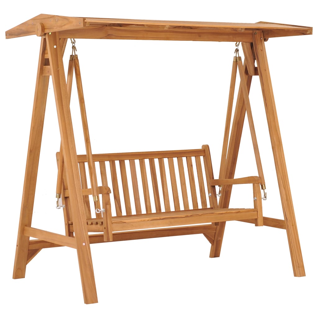 Swing Bench 66.9&quot; Solid Teak Wood