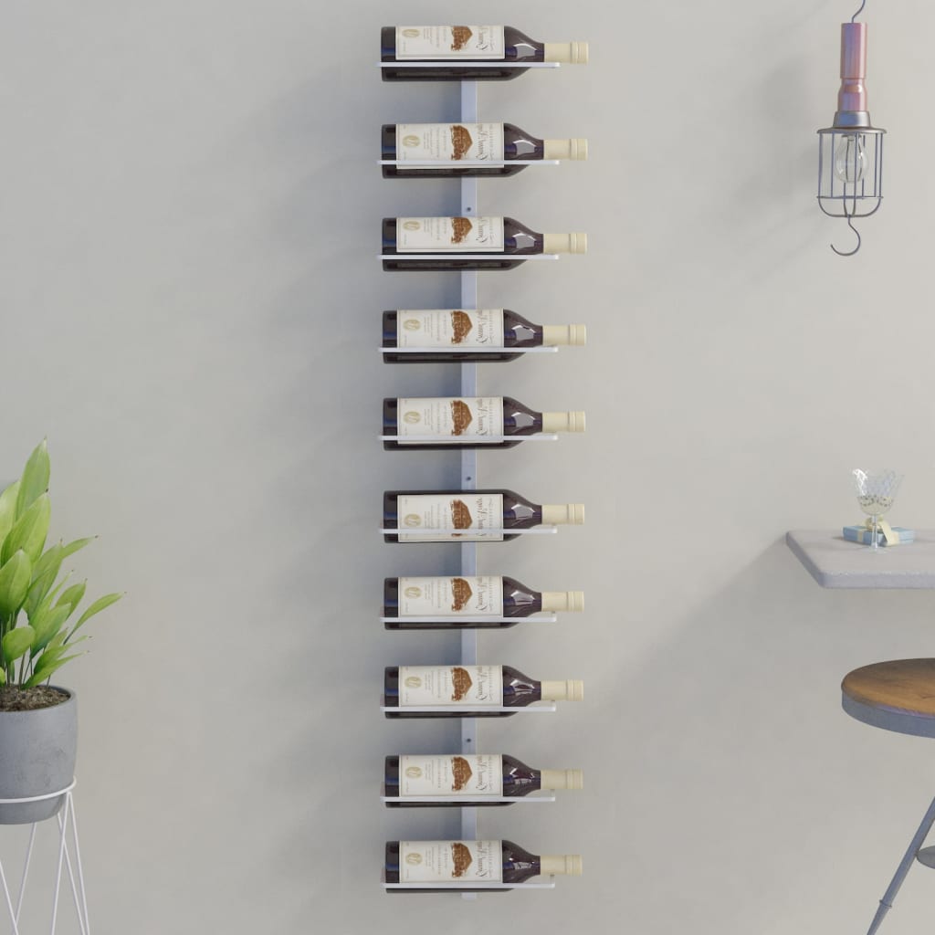 Wall-Mounted Wine Racks For 8 Bottles Pcs Iron
