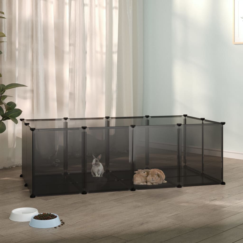 Small Animal Cage 56.7&quot;X29.1&quot;X18.3&quot; Pp And Steel