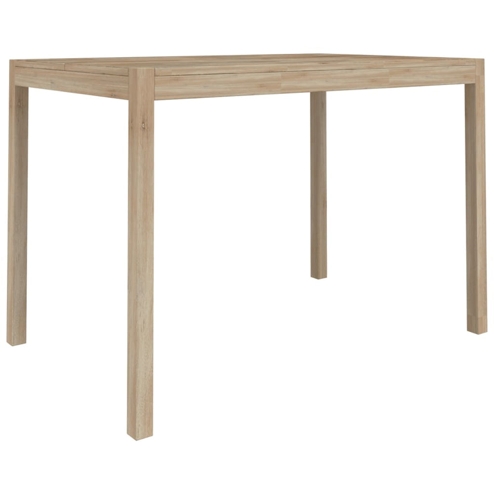 Dining Table 43.3&quot;X27.6&quot;X29.5&quot; Solid Wood Acacia