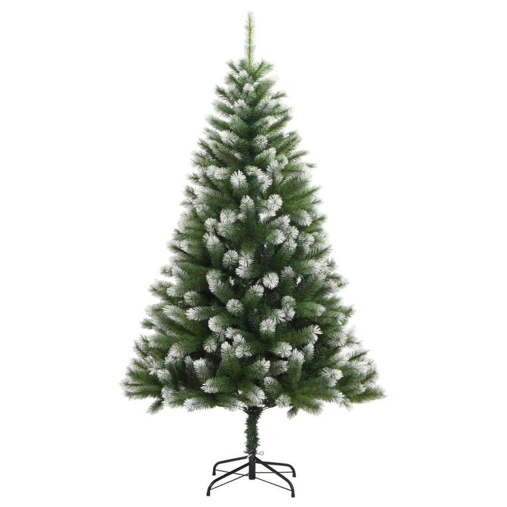 Artificial Hinged Christmas Tree With Flocked Snow