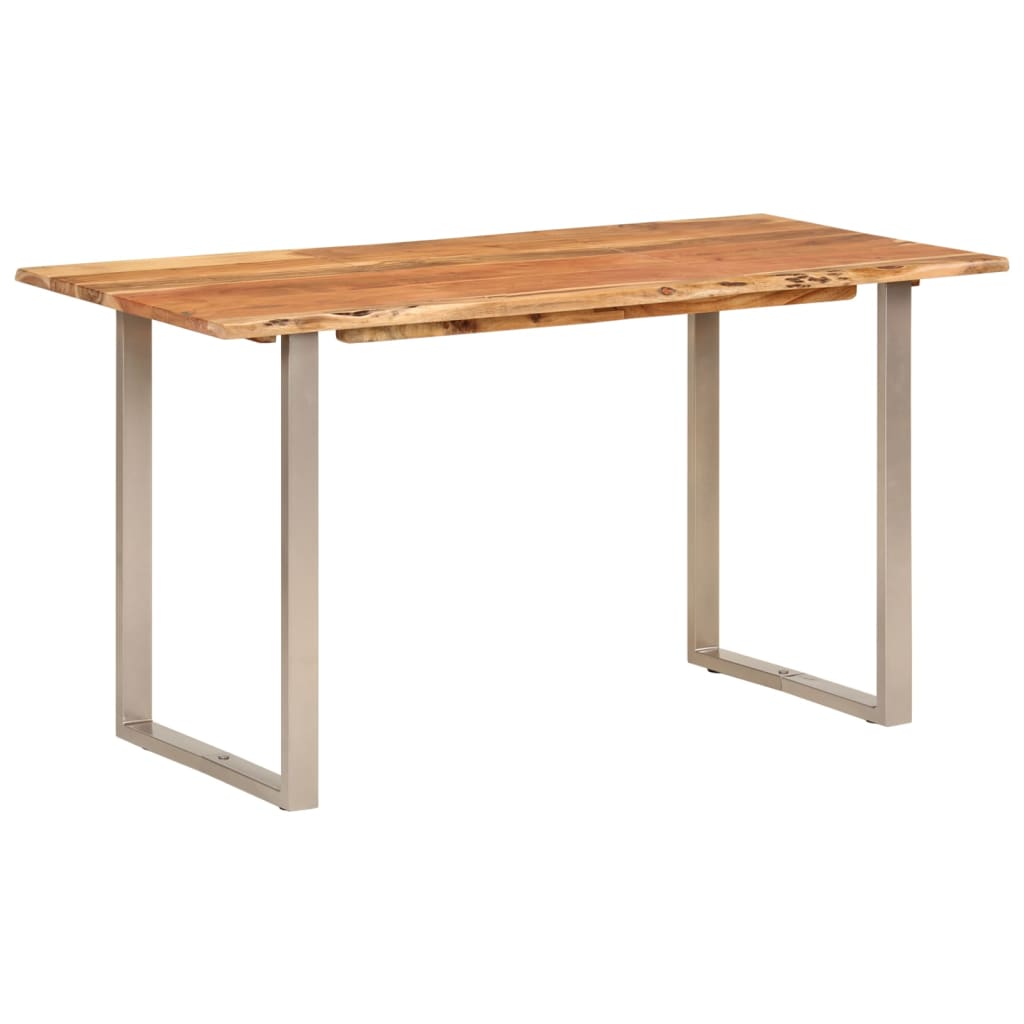 Dining Table 55.1&quot;X27.6&quot;X29.9&quot; Solid Wood Acacia