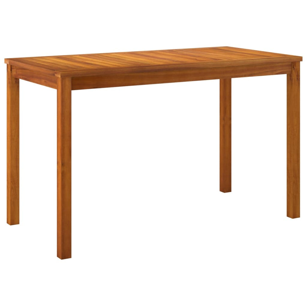 Patio Table 43.3&quot;X21.7&quot;X26.4&quot; Solid Wood Acacia