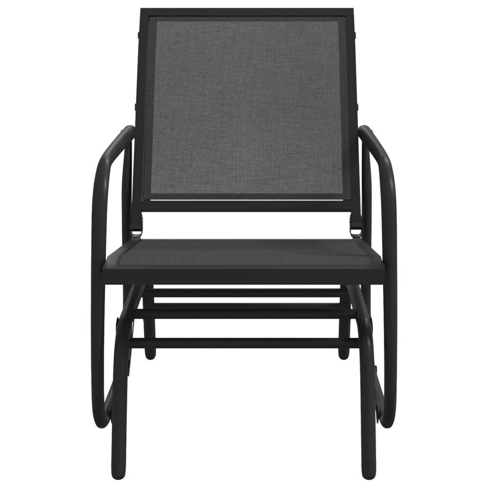 Garden Glider Chair 24&quot;X29.9&quot;X34.3&quot; Textilene&Steel