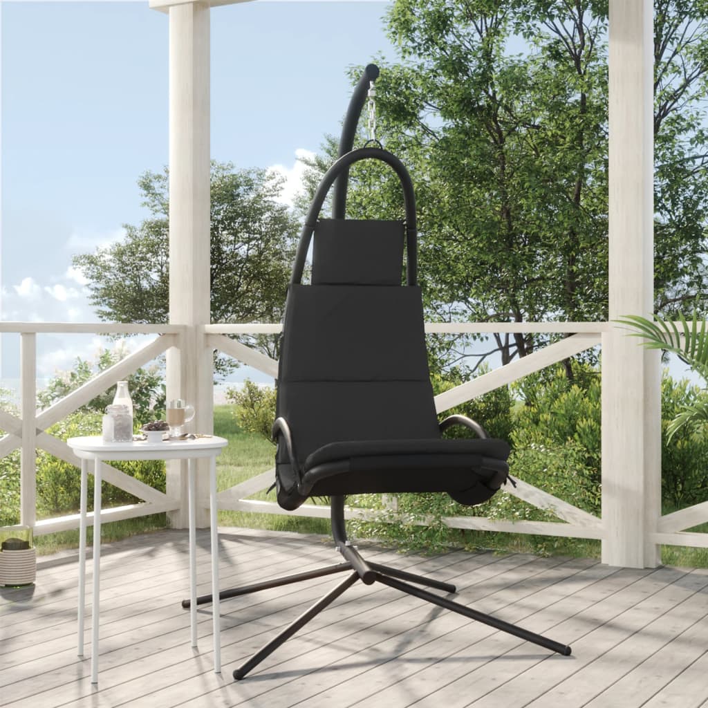 Garden Swing Chair With Cushion Oxford Fabric&Steel