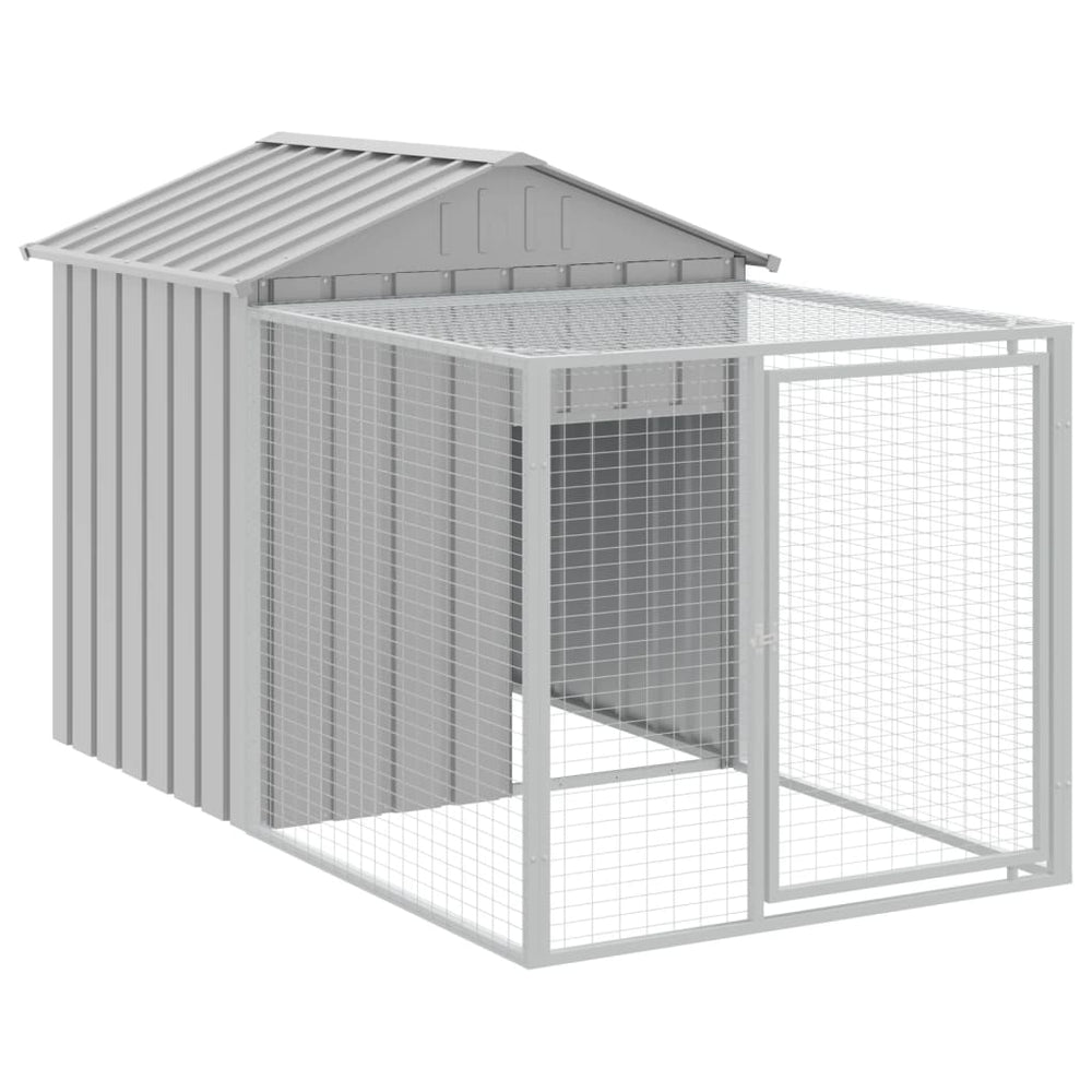 Chicken Cage With Run Galvanized Steel