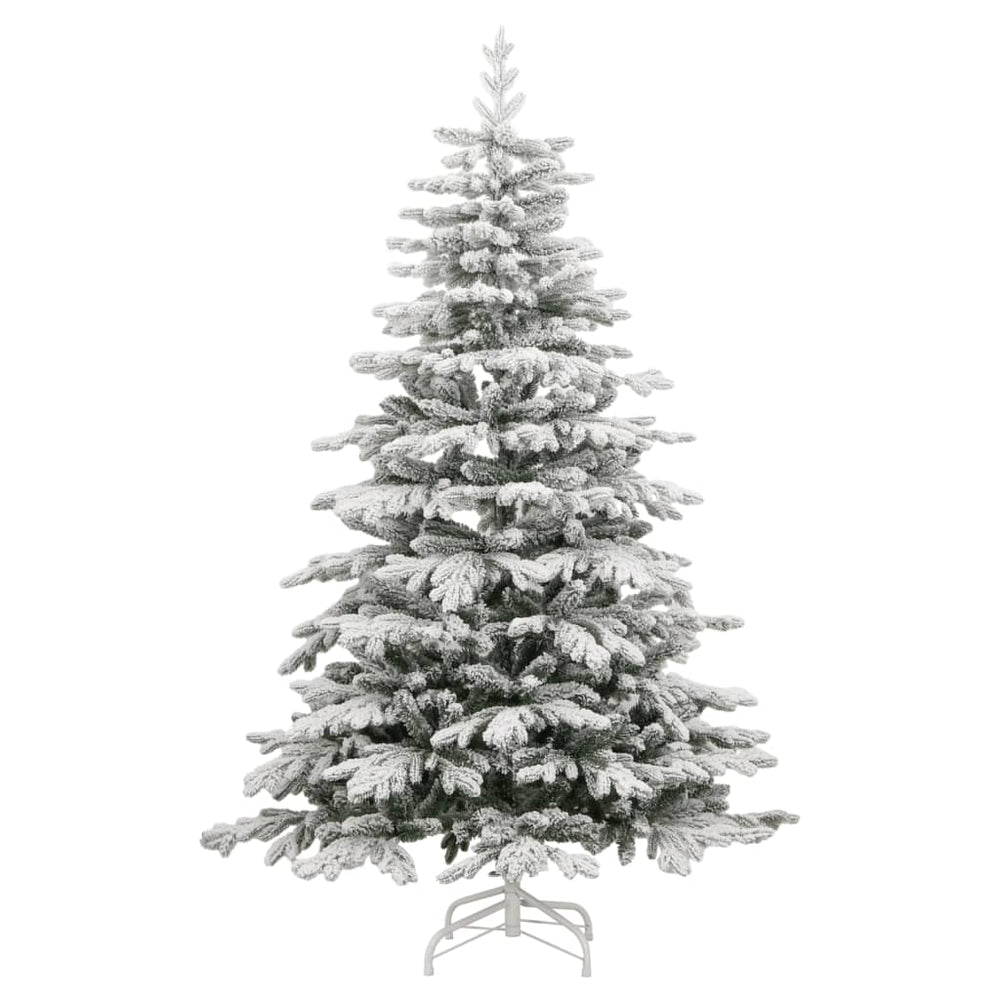 Artificial Hinged Christmas Tree With Flocked Snow