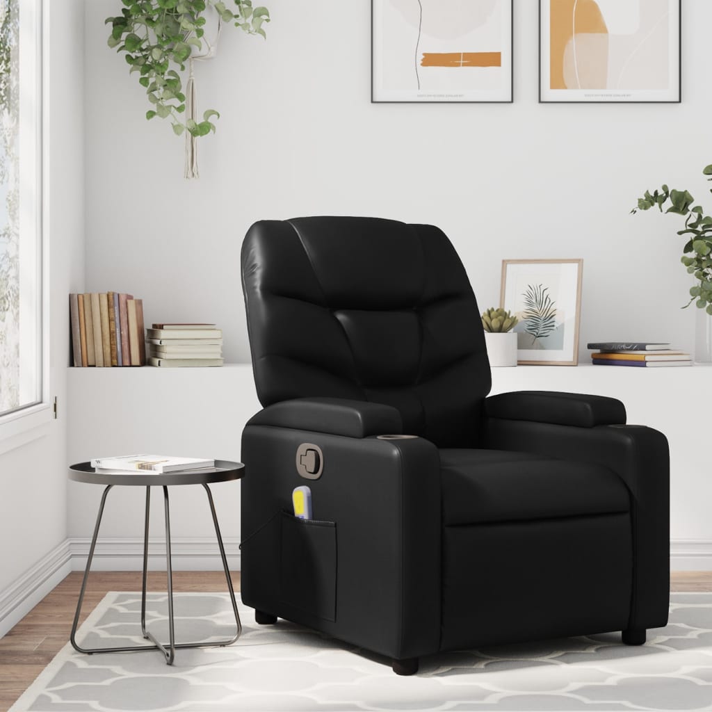 Massage Recliner Chair Faux Leather