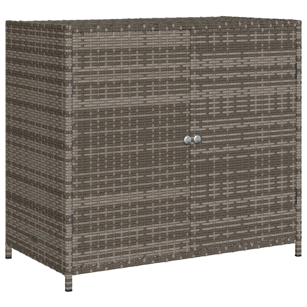 Patio Storage Cabinet 32.7&quot;X17.7&quot;X29.9&quot; Poly Rattan