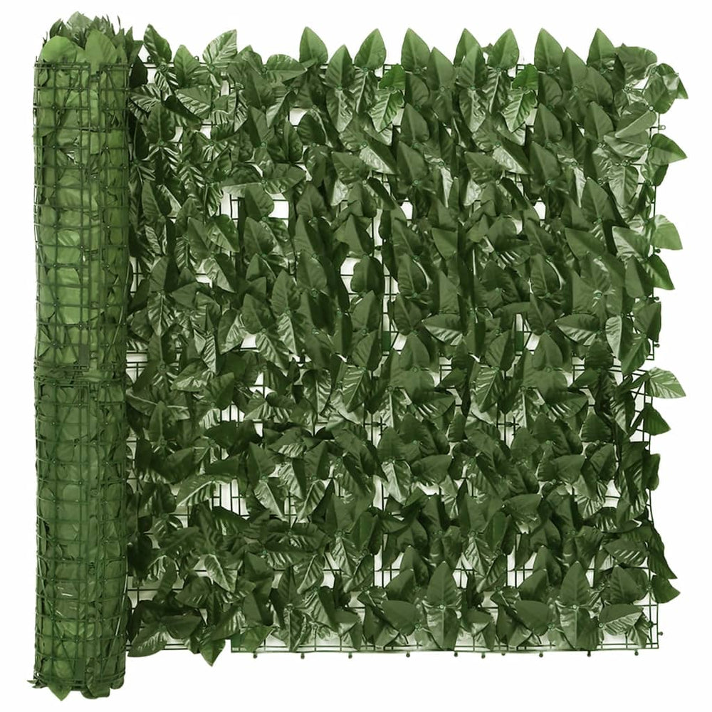Balcony Privacy Screen With Leaves